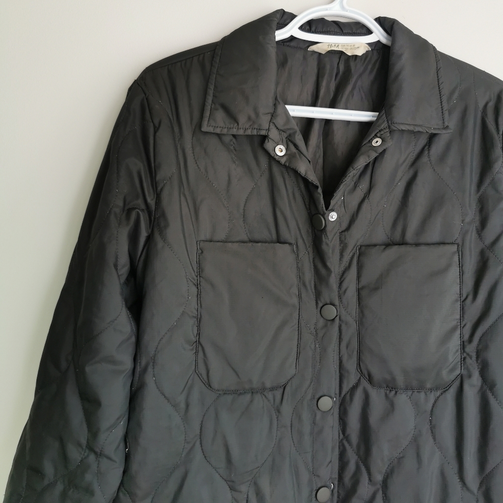 Quilted Collared Jacket - Picture 10 of 10